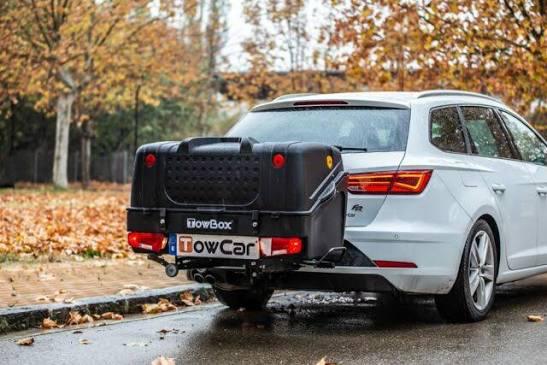 Towbox te huur, Auto diversen, Dakkoffers, Zo goed als nieuw, Ophalen