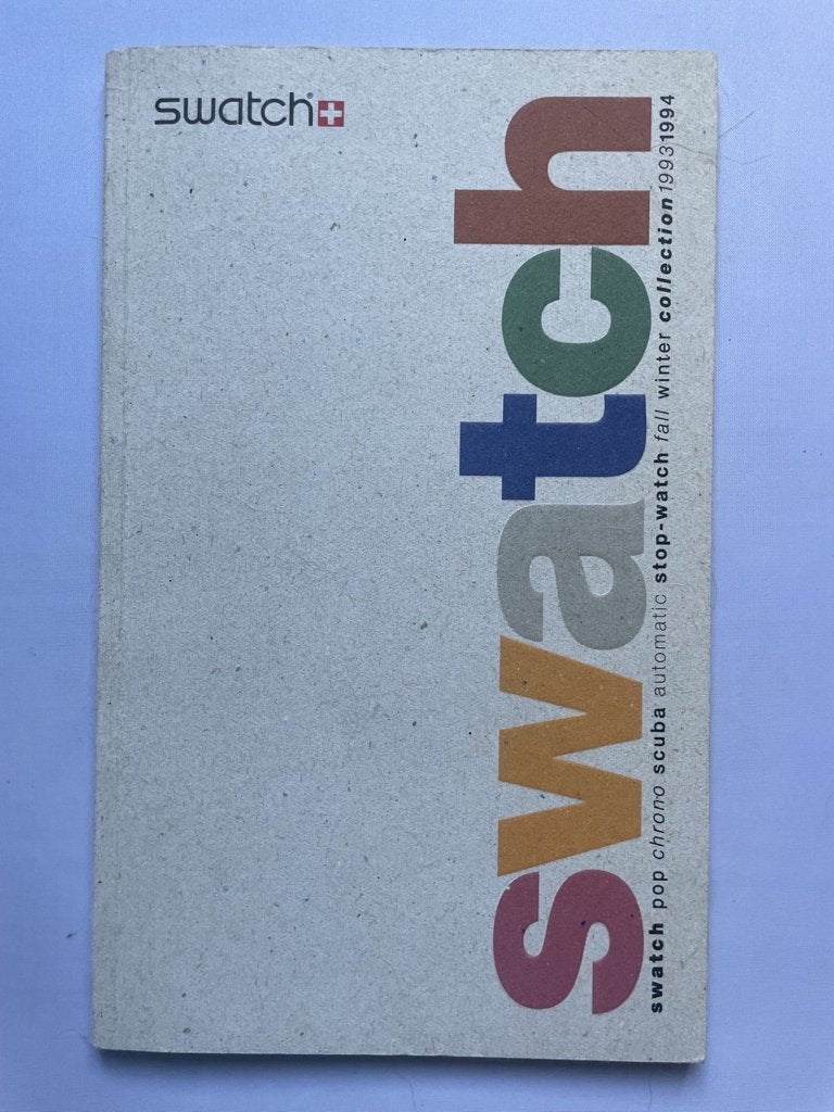 Originele Swatsch Catalogus 1993/1994, Verzenden, Gelezen, Catalogus