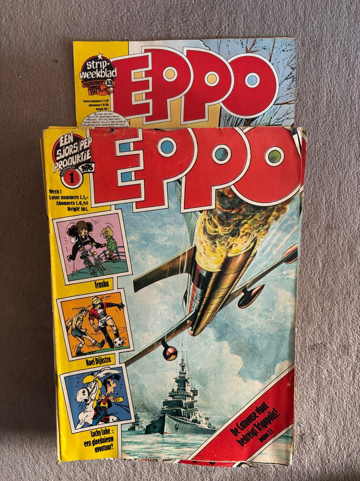 Eppo complete jaargang 1976, nummers 1-53, Complete serie of reeks, Ophalen of Verzenden, Gelezen