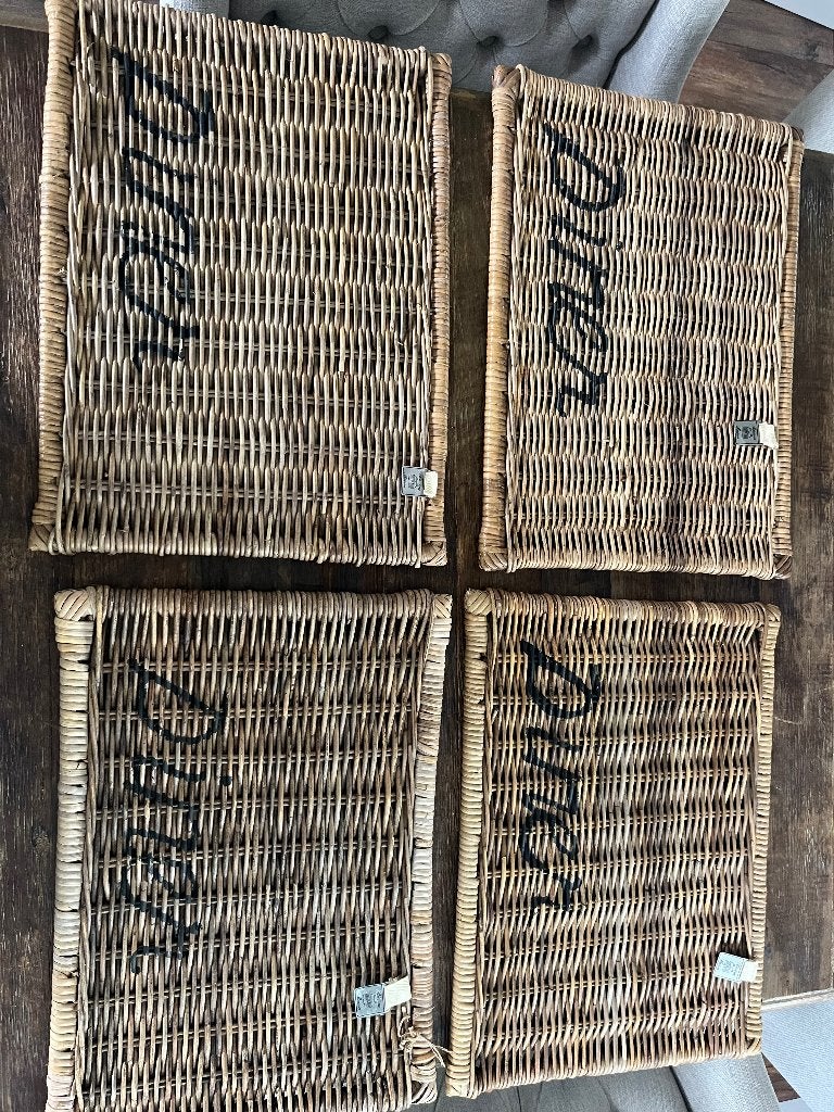 Rivièra maison rottan onderborden langwerpig, Ophalen, Gebruikt
