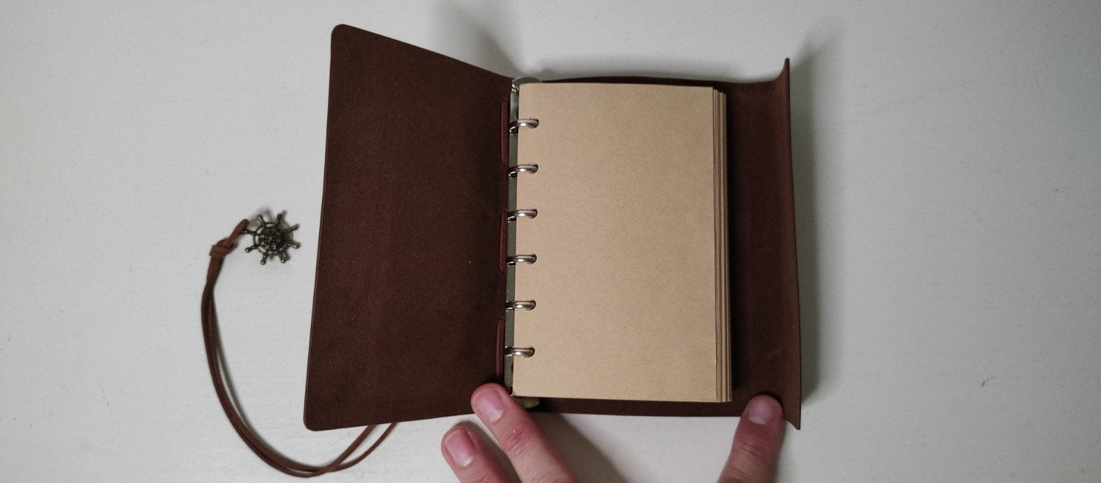 Agenda organizer bruin leder model junior 80 x 125 mm (K705), Onbekend, Nieuw, Ophalen of Verzenden, Onbekend