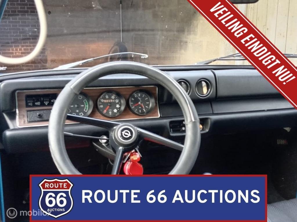 Opel Kadett B | 1973 | Route 66 Auctions, Auto's, Overige carrosserieën, Zwart, Bedrijf, Opel