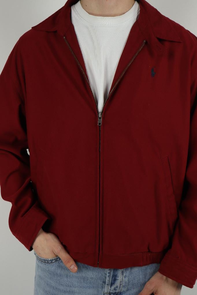 Ralph Lauren jas - M, Kleding | Heren, Jassen | Zomer, Zo goed als nieuw, Maat 48/50 (M), Rood, Ophalen of Verzenden