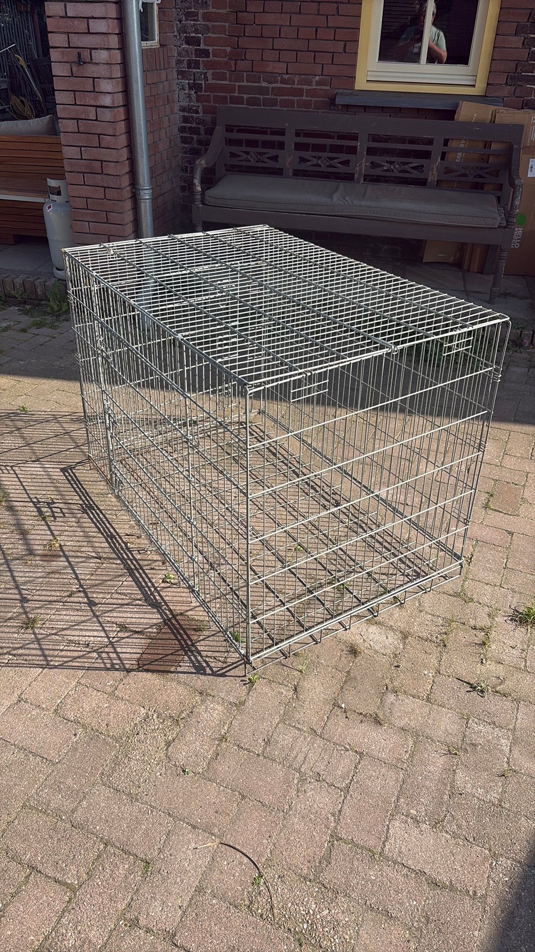 Bench voor grote hond, Dieren en Toebehoren, Ophalen, Zo goed als nieuw, 75 tot 110 cm, 65 tot 100 cm
