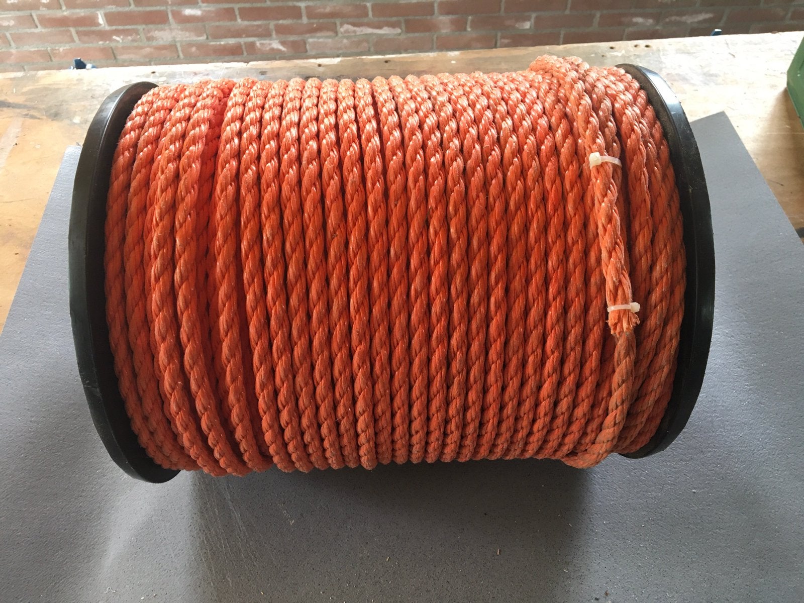 Nylontouw oranje 12 mm op rol, Ophalen, Nieuw