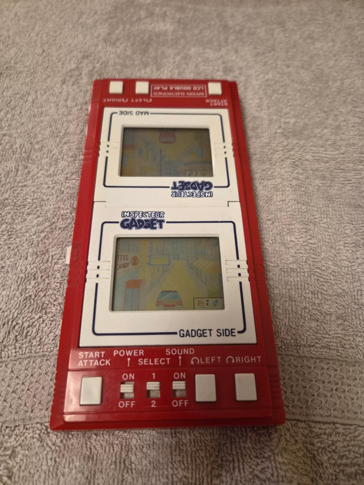 Bandai Electronics LCD Double Play Inspecteur Gadget, Ophalen of Verzenden, Overige merken, Gebruikt