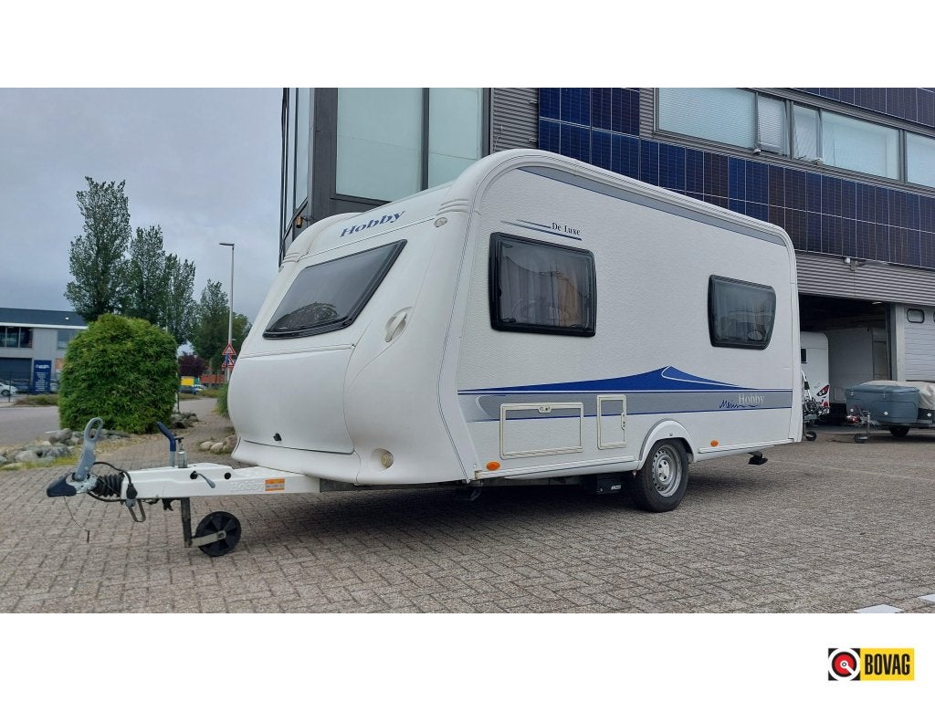 Hobby De Luxe 440 SF Model 2010, Zeer Compleet, Caravans en Kamperen, Caravans, Standaardzit, Kachel, Hobby, Bedrijf