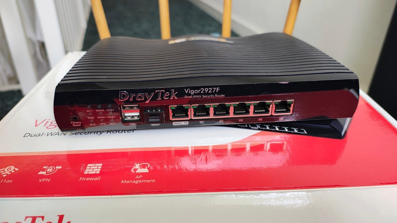 Draytek Vigor 2927F: Glasvezel Router met Dual-WAN & VPN, Ophalen of Verzenden