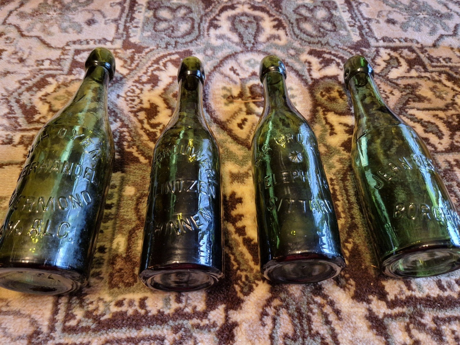 Bier beugelflessen halve ltr.1920, Ophalen of Verzenden, Flesje(s), Overige merken