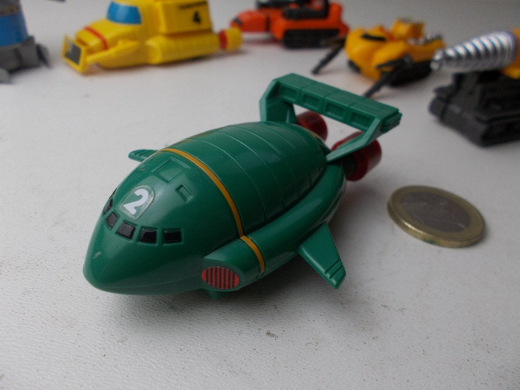 1992 THUNDERBIRDS VOERTUIGEN 6 x (6 x IN 1 KOOP!), Ophalen of Verzenden, Zo goed als nieuw, Tv, Beeldje, Replica of Model