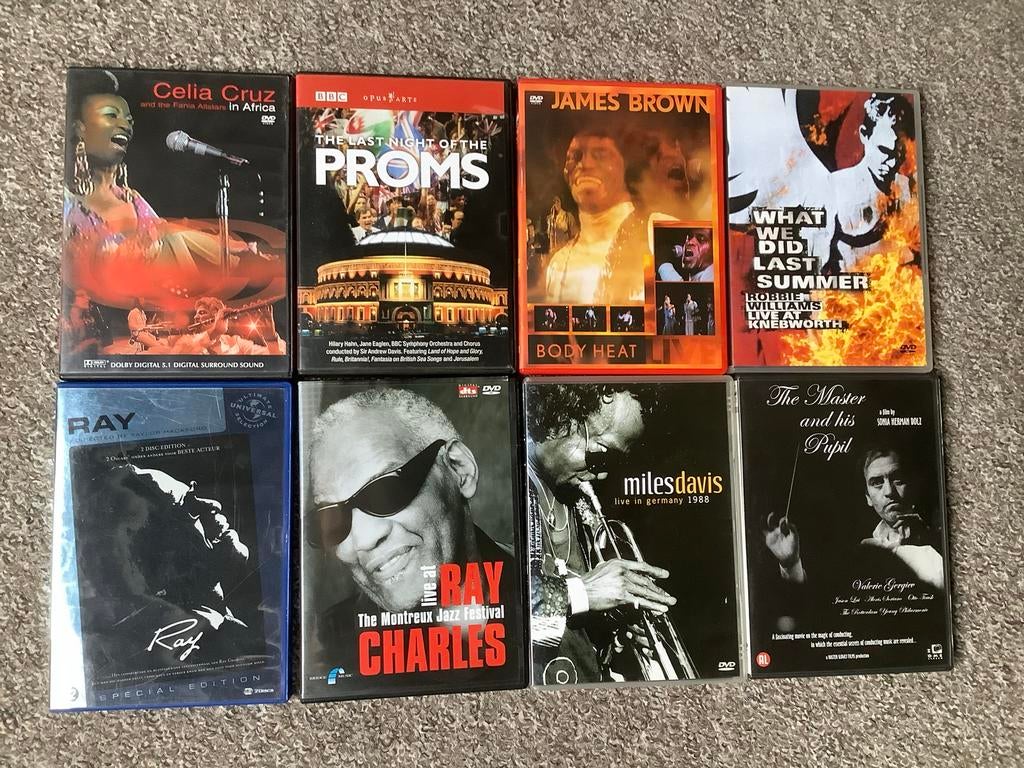 Diverse Muziek DVD Collectie: Live Concerten & Documentaires, Alle leeftijden, Ophalen of Verzenden, Gebruikt, Muziek en Concerten