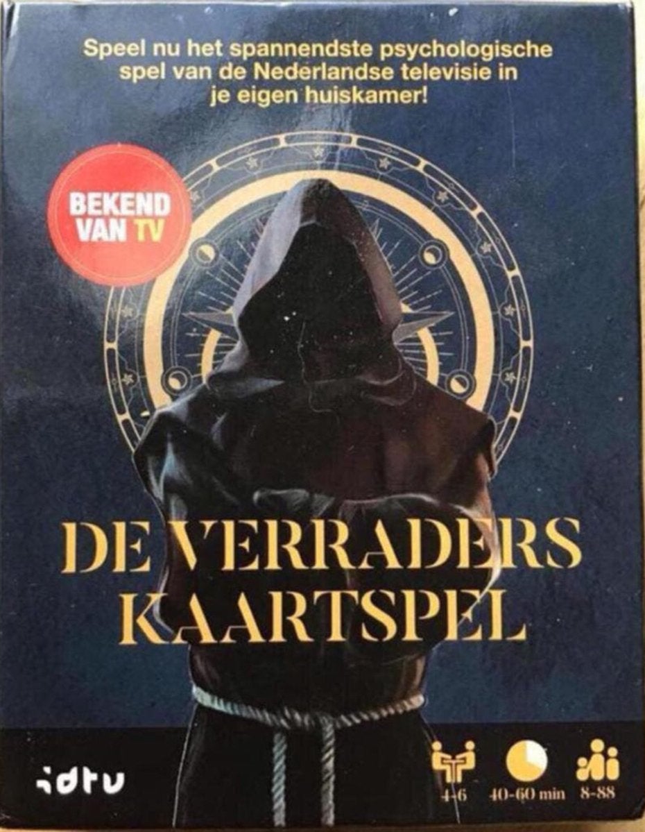 De Verraders kaartspel - vanaf 8 jaar - ZGAN, Hobby en Vrije tijd, Vijf spelers of meer, Ophalen of Verzenden, Zo goed als nieuw