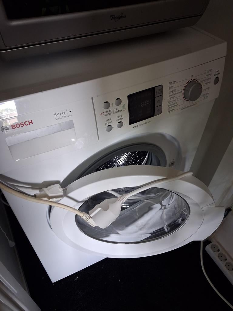 Bosch Serie 6 VarioPerfect Wasmachine, Gebruikt, Energieklasse A of zuiniger, Ophalen of Verzenden, Voorlader
