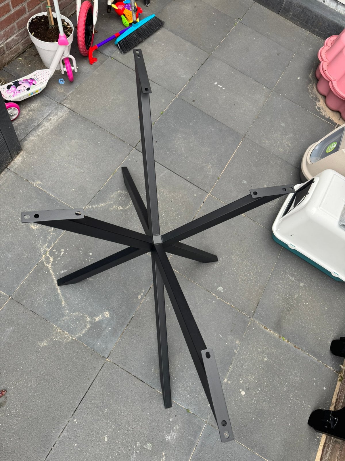Stalen tafelpoten frame, Huis en Inrichting, Ophalen, Minder dan 50 cm, 50 tot 100 cm, Rond