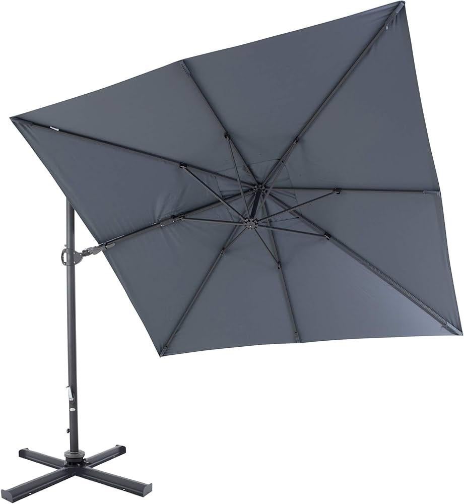 Sorara zweefparasol T2-  300 x 300 cm, Ophalen, Gebruikt, Zweefparasol, Verstelbaar