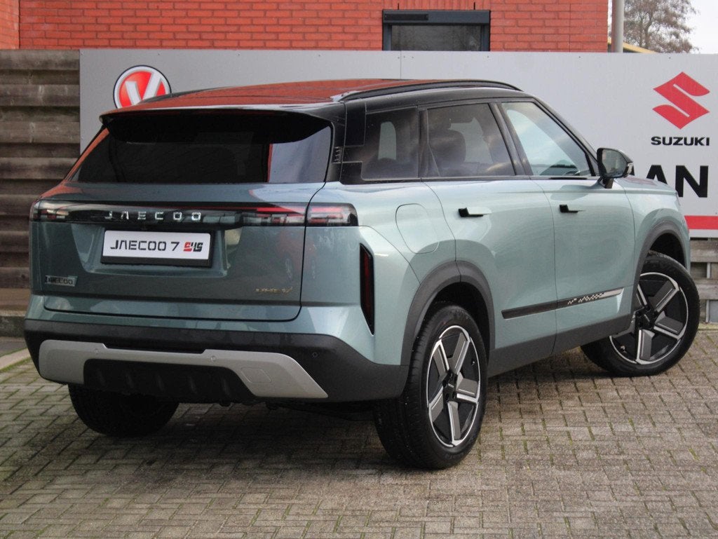 Jaecoo 7 1.5 GDI Exclusive PHEV Elektrisch Panoramadak, Kuns, Auto's, Overige Auto's, 12 maanden, Euro 6, 347 pk, Nieuw