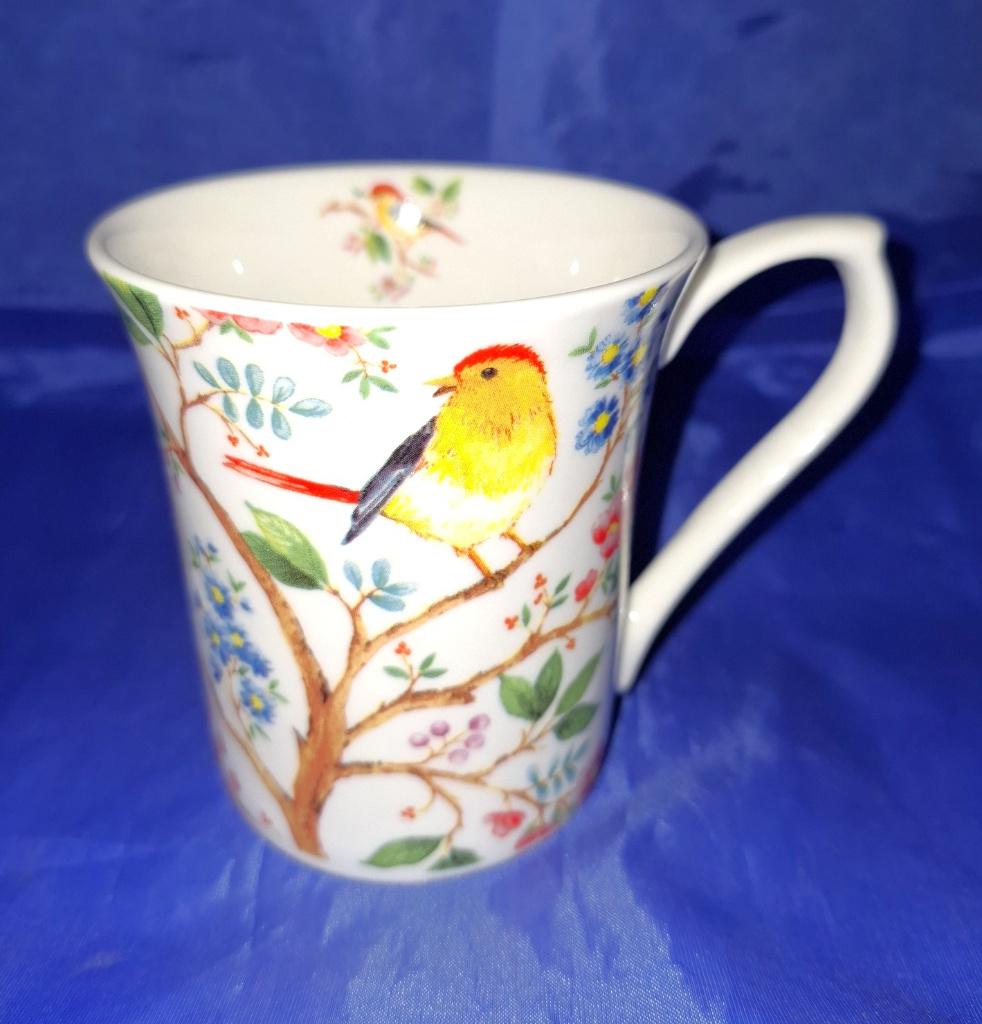 Ashdene Tree of Life Collection beker met oor Chris Chun, Antiek en Kunst, Ophalen of Verzenden