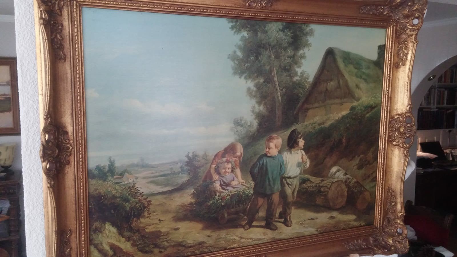 schilderij lijst barok, Ophalen