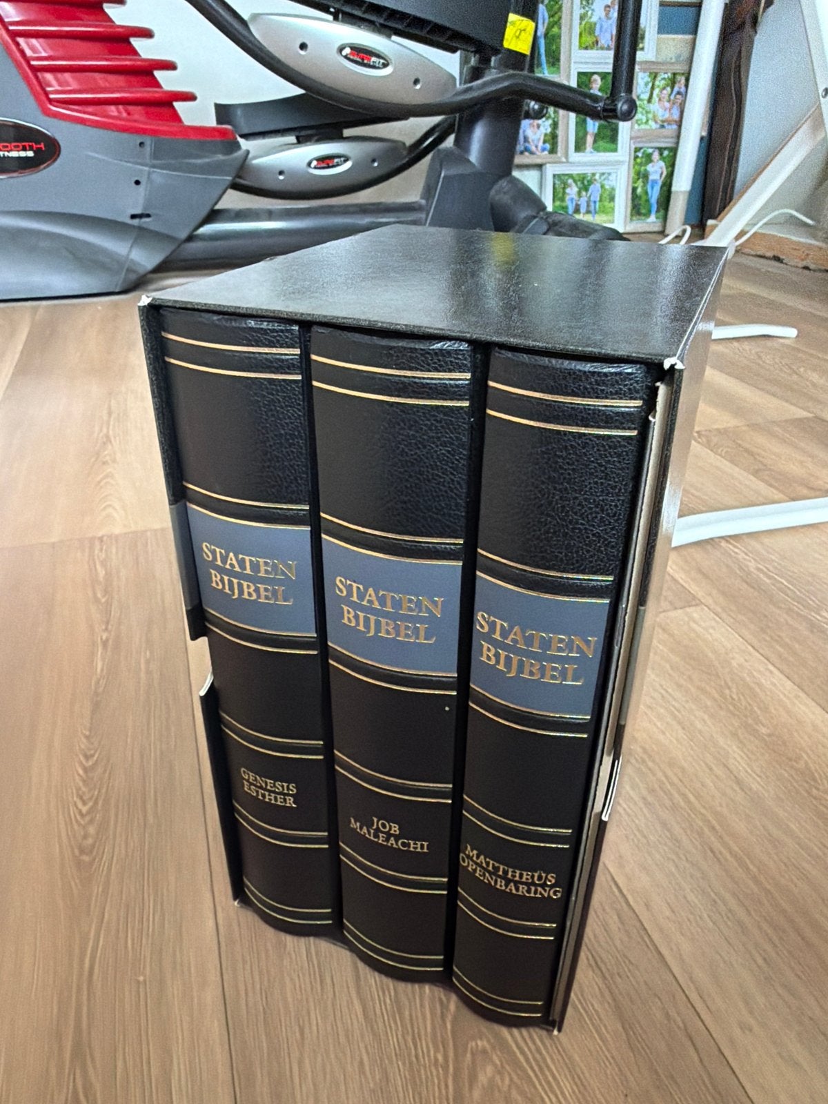 Statenbijbel - De Ganse Heilige Schrift (3 delen), Antiek en Kunst, Antiek | Boeken en Bijbels, Ophalen of Verzenden