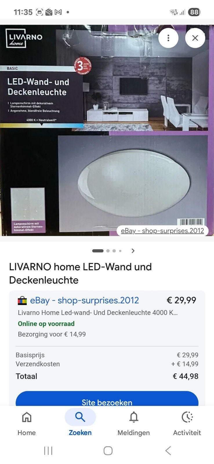 Nieuwe leden plafondlamp, Ophalen of Verzenden, Nieuw, Metaal of Aluminium