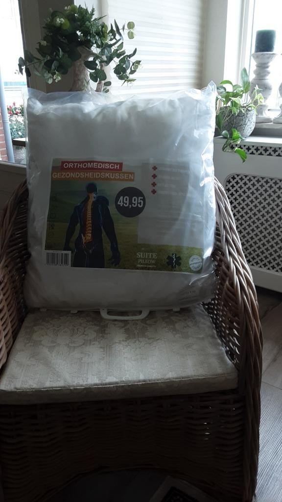 2maal nieuwe hoofd kussens maten 60cm bij 70cm, Huis en Inrichting, Ophalen of Verzenden, Nieuw, Eenpersoons, Kussen
