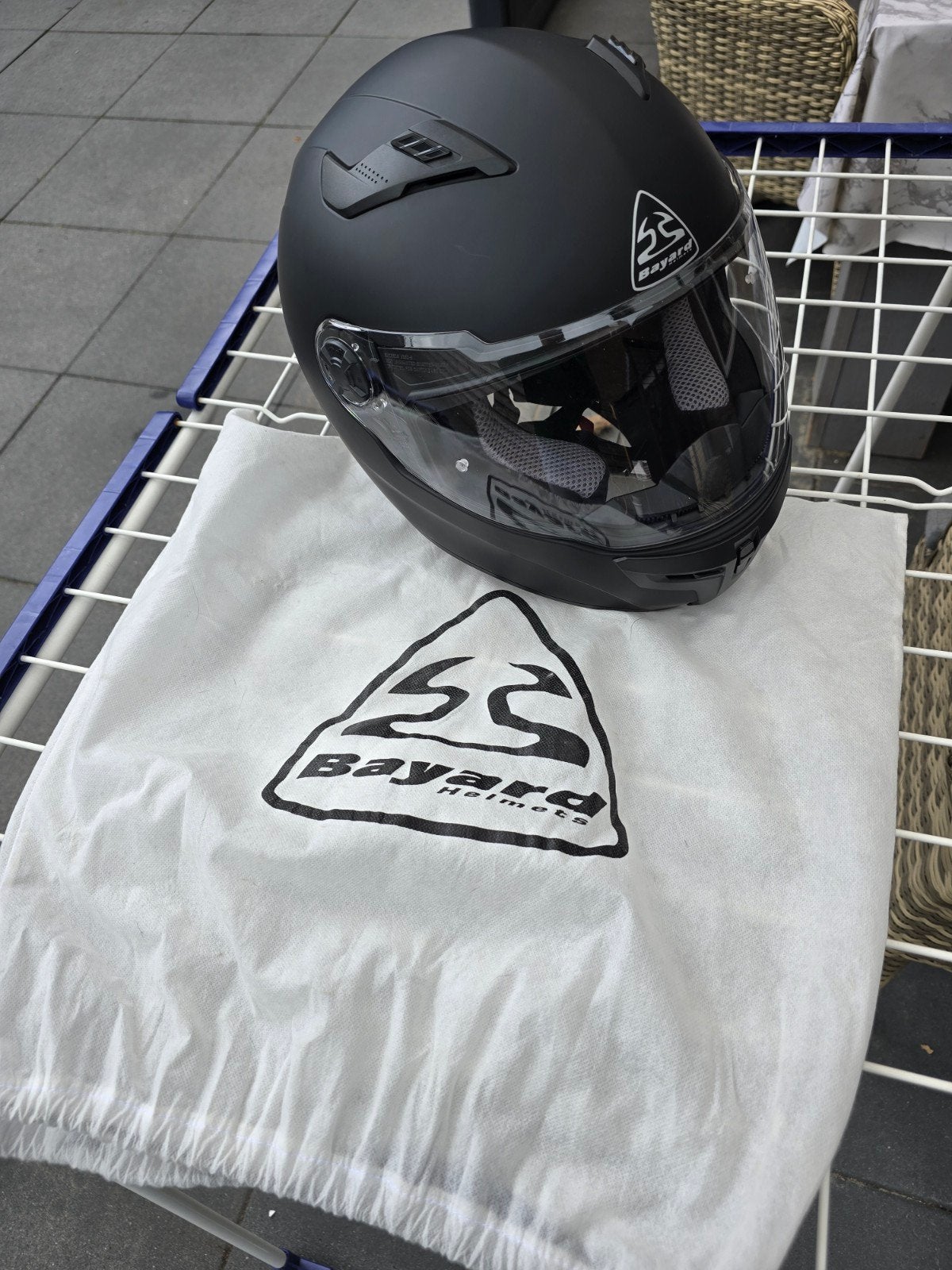 Bayard motorhelm maat XS 54 cm - zo goed als nieuw, Motoren, Kleding | Motorhelmen, XS, Kinderen, Integraalhelm, Tweedehands