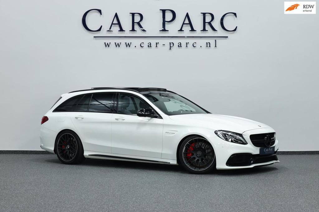 Mercedes-Benz C-klasse Estate AMG 63 S 510+PK LED/SFEER/PANO, Auto's, Mercedes-Benz, Automaat, Lichtsensor, Achterwielaandrijving