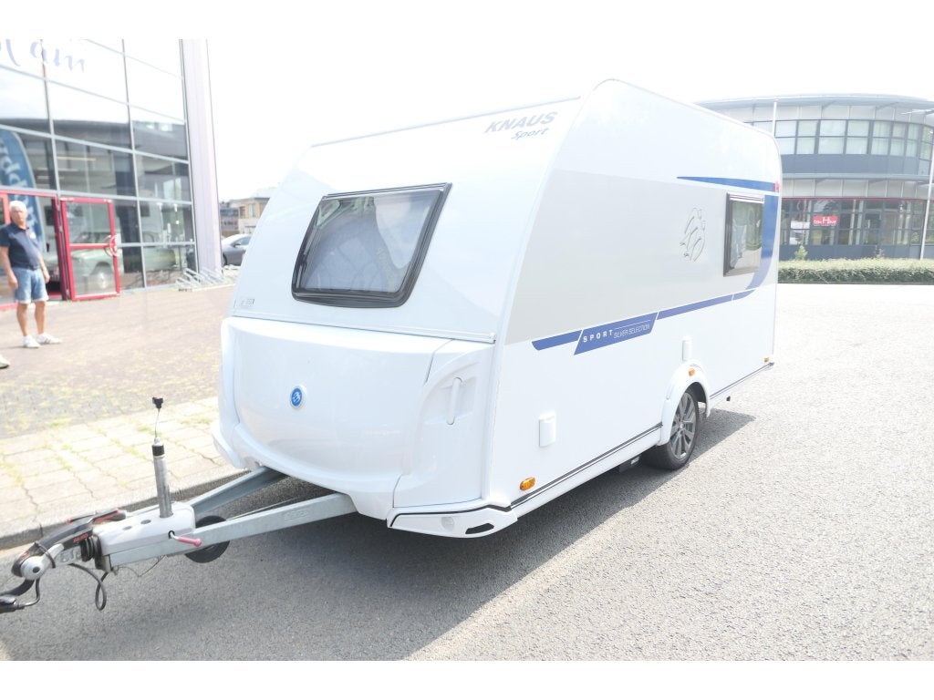 Knaus Sport Silver Selection 450 FU inclusief voortent, Caravans en Kamperen, Caravans, Rondzit, Schokbreker, Overige typen, 4 tot 5 meter