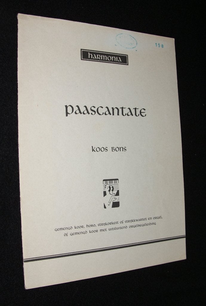 Koos Bons - Paascantate - Gemengd Koor, Hobo, Strijkorkest o, Orgel, Gebruikt, Klassiek, Ophalen of Verzenden