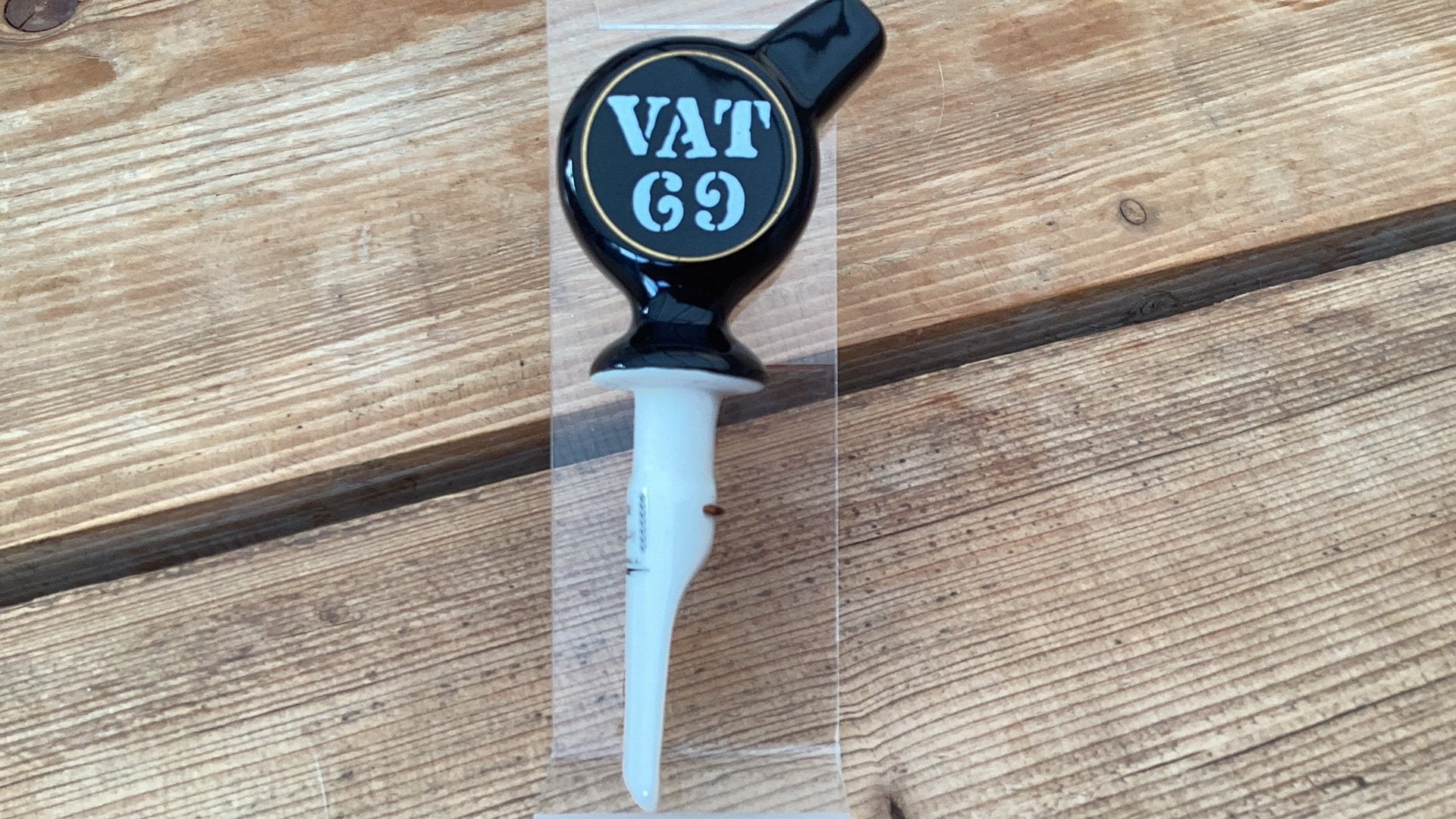 VAT69 keramische schenktuit Wade porselein 1960s, Verzamelen, Ophalen of Verzenden, Zo goed als nieuw
