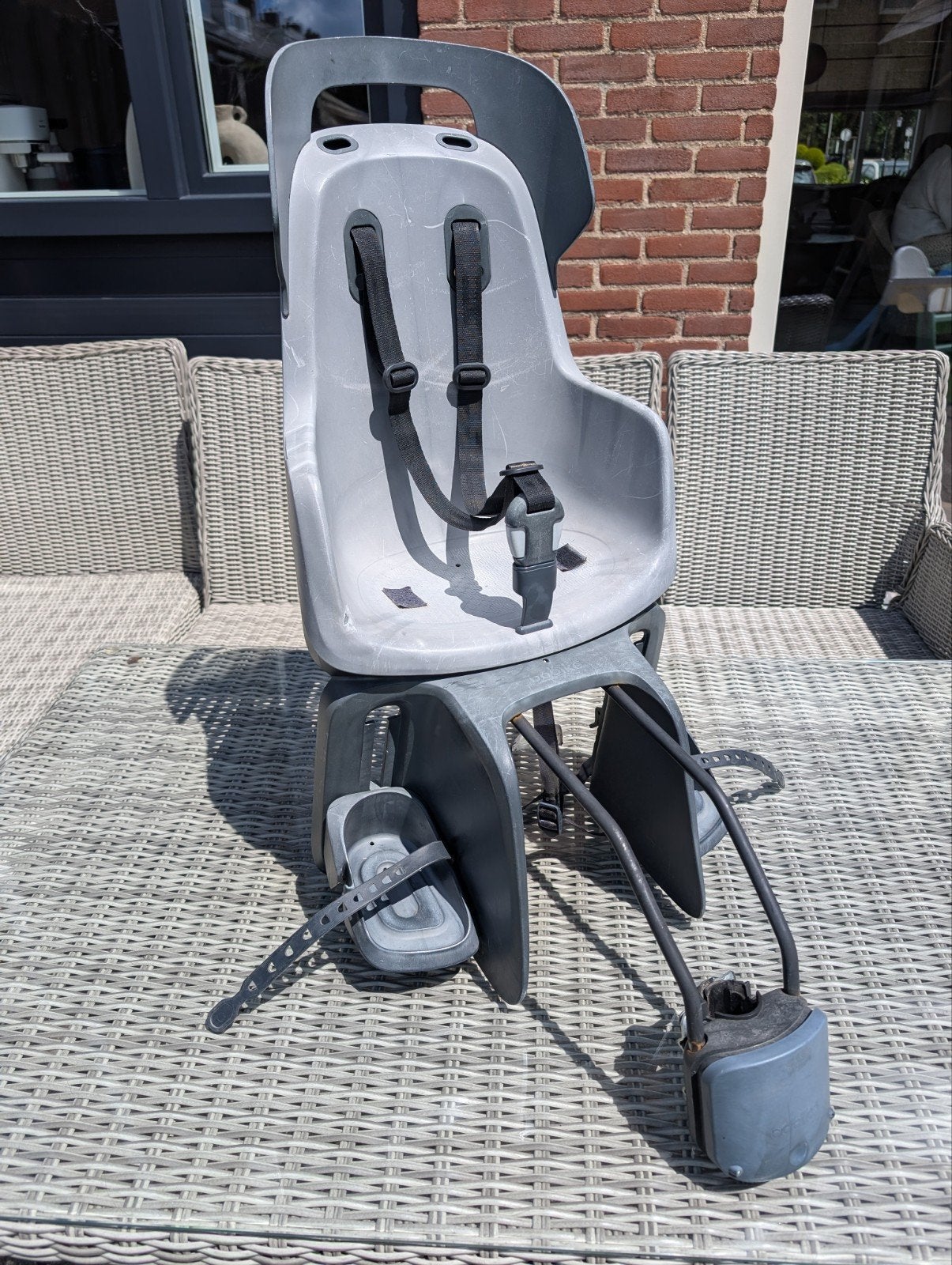 Bobike Fietsstoeltje + Achter Framebevestiging, Achterzitje, 9 t/m 18 kg, Ophalen of Verzenden, Bobike