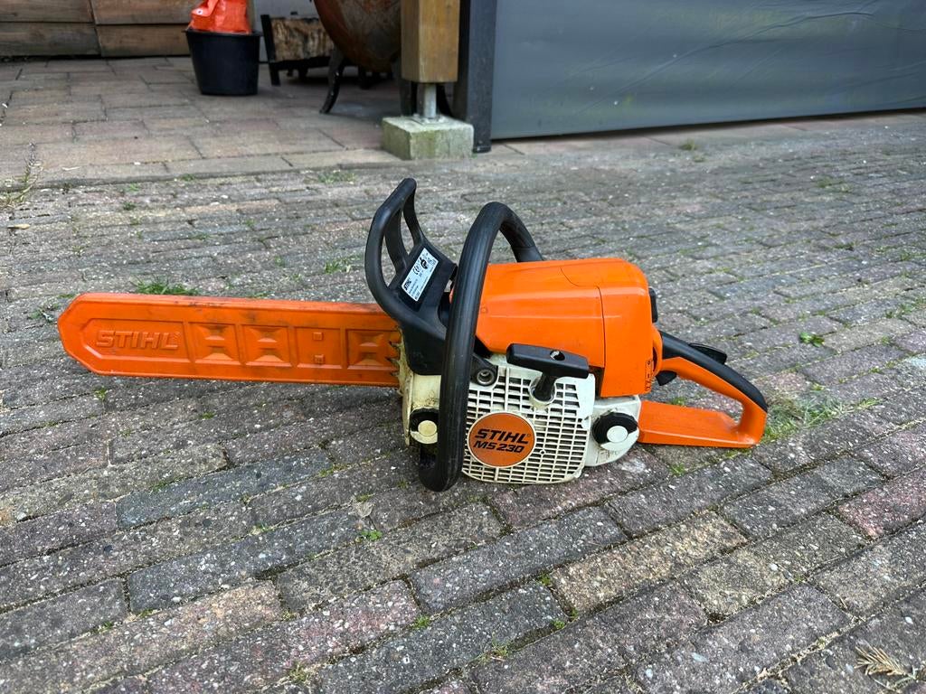 Stihl ms230c kettingzaag 35cm blad, Ophalen, Gebruikt, Stihl
