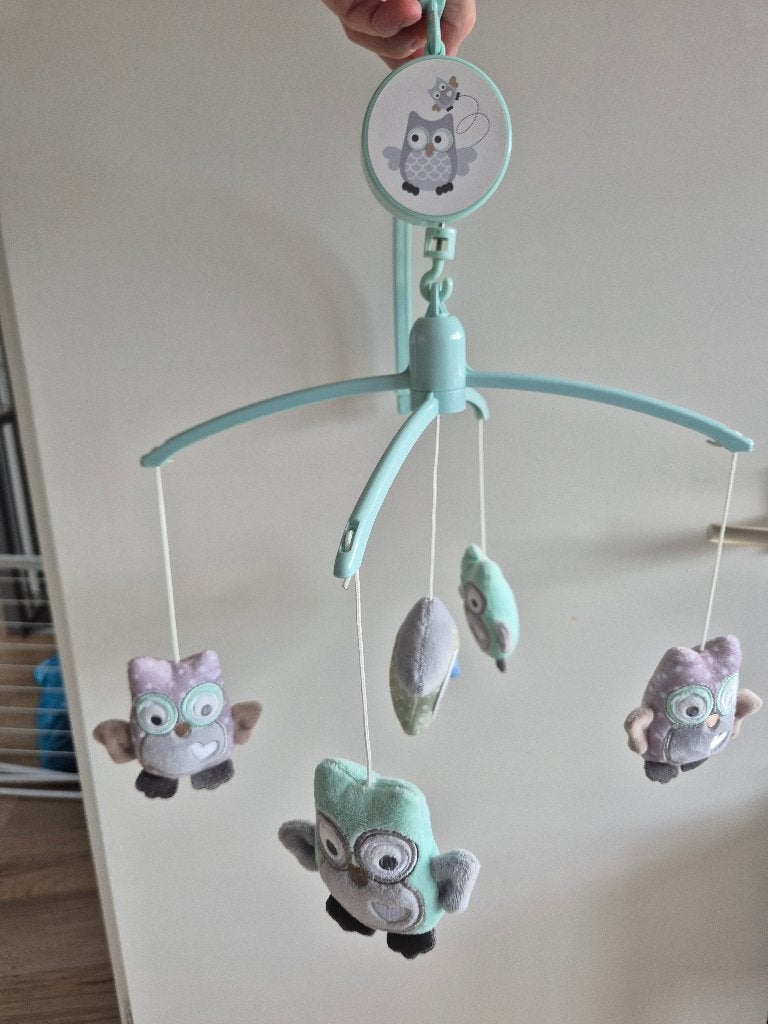 Babymobiel met uiltjes, Ophalen, Gebruikt, Overige typen