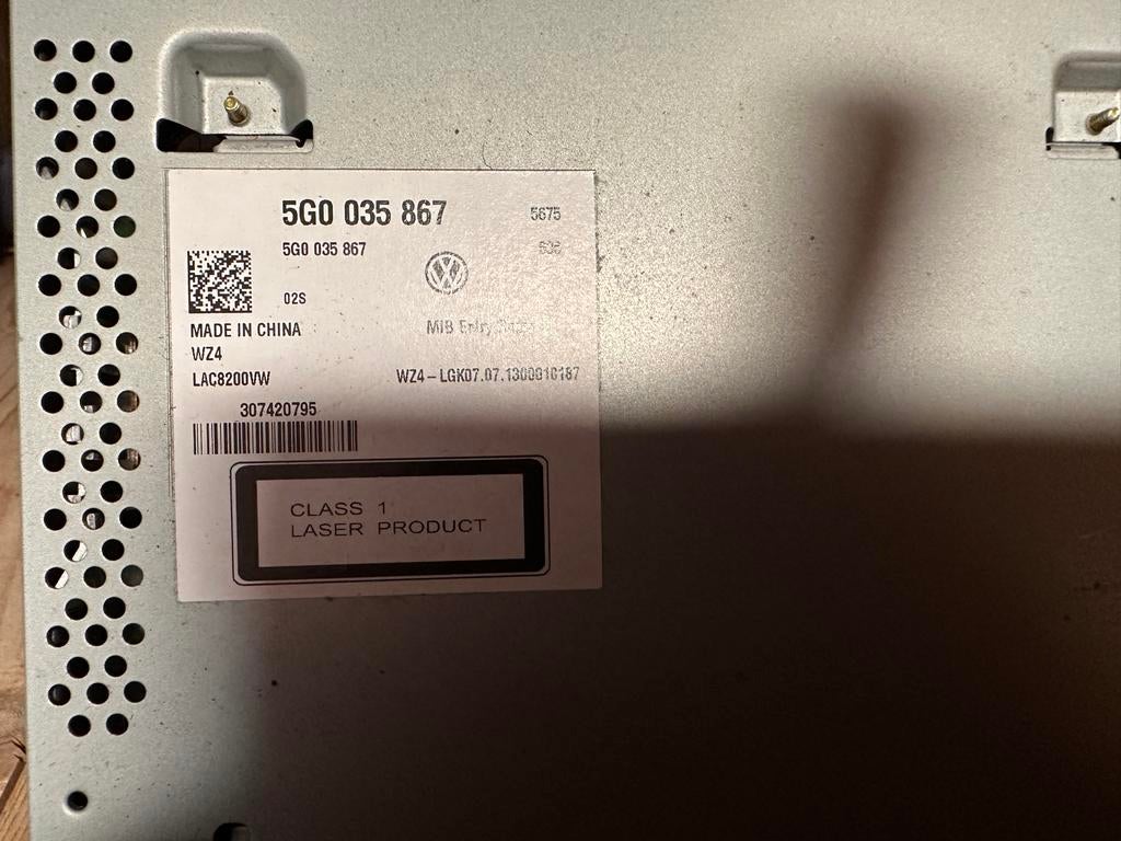VW Golf 7 MIB2 Discover Media Navigatie Radio 5G0035867, Gebruikt, Ophalen of Verzenden, Vw, Vw