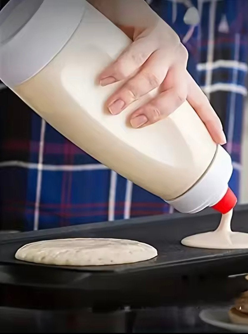 Beslag shaker voor pannenkoeken, poffertjes, wafels e.d., Ophalen of Verzenden, Vaatmachinebestendige platen, Nieuw