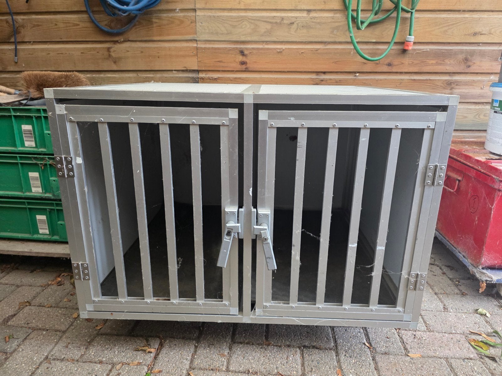 te koop honden transport bench, Ophalen, Gebruikt, Minder dan 65 cm, Hondenhok
