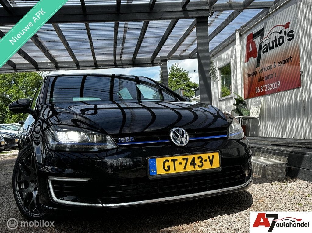 Volkswagen Golf 1.4 TSI GTE Nieuwe APK//Automaat//Airco, Gebruikt, Euro 6, 4 cilinders, Zwart