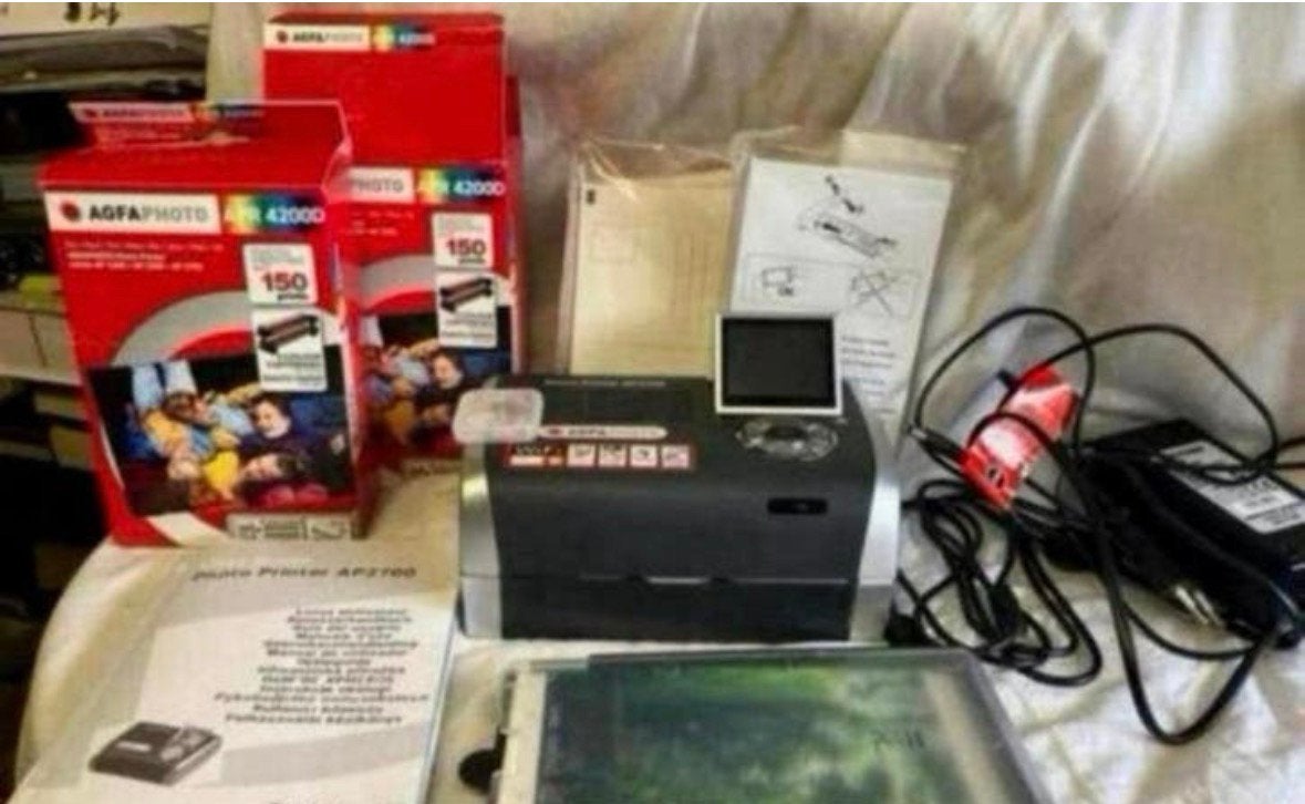 Fotoprinten Agfa AP2700D met ruim 250 nieuw fotoprintpapier, Ophalen of Verzenden, Nieuw