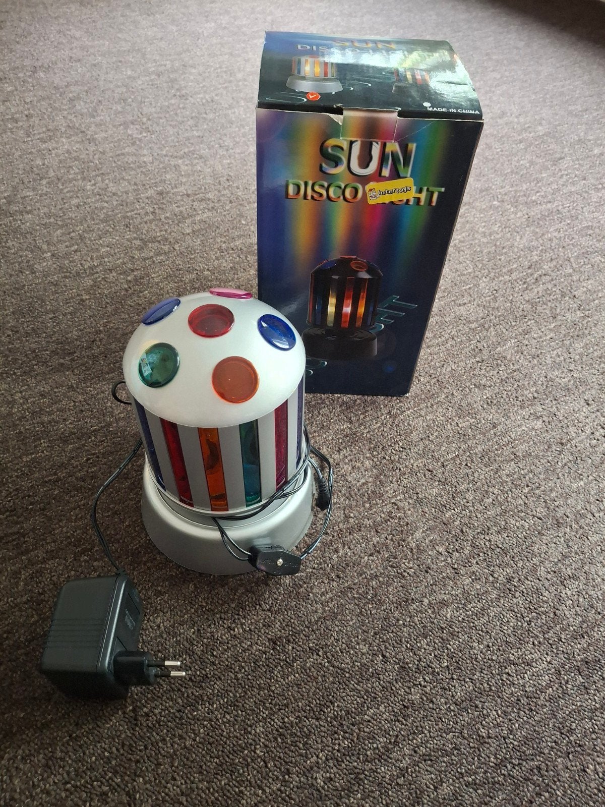 disco lamp, Ophalen of Verzenden, Zo goed als nieuw, Discobol
