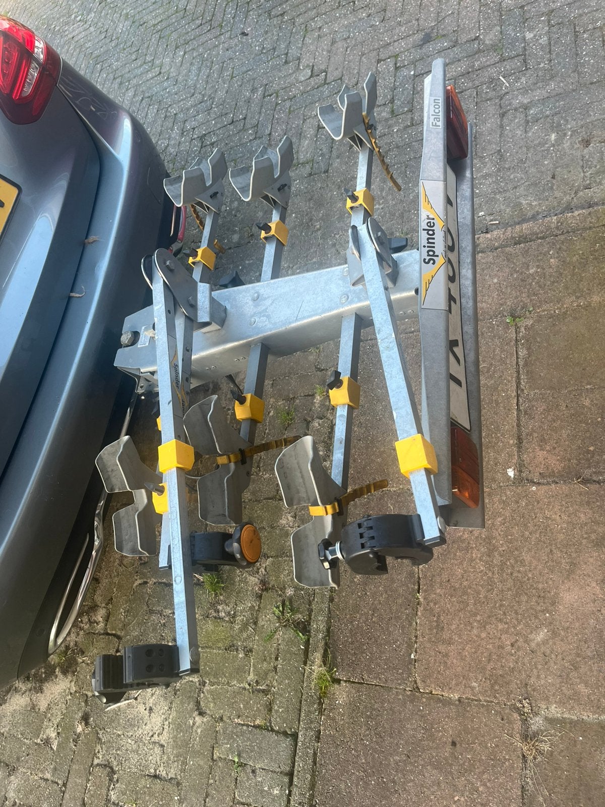 Spinder falcon 3 fietsen, Auto diversen, Ophalen, Zo goed als nieuw, Trekhaakdrager