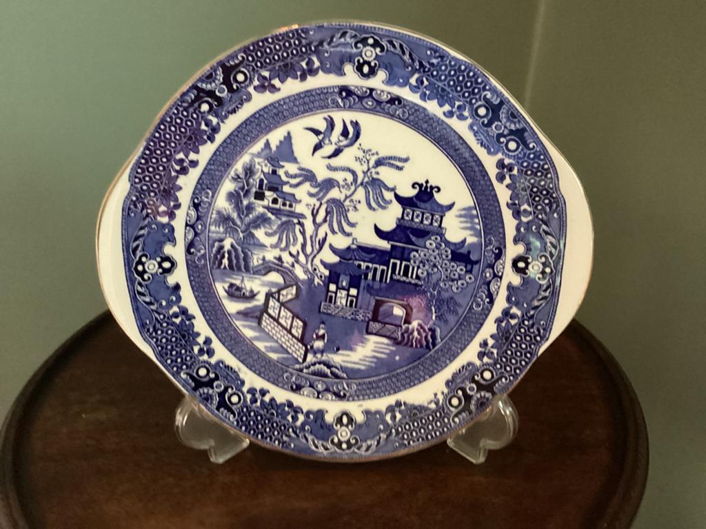Antiek Burleigh Ware Willow Patroon Schotel, Ophalen of Verzenden