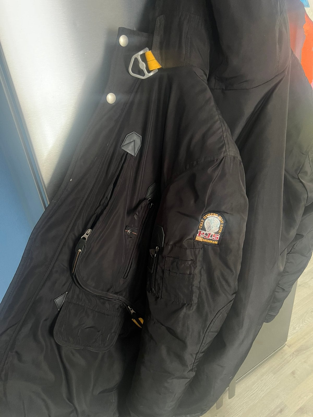 winterjas heren, Kleding | Heren, Ophalen, Zo goed als nieuw, Overige maten, Zwart