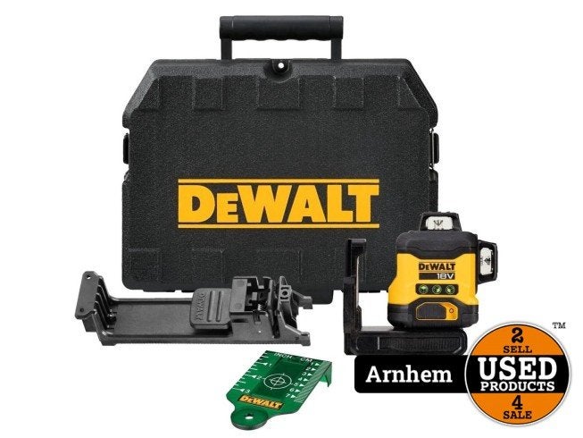 DeWalt DCLE34031 18V XR 3x360° Groene Kruislijnlaser | Nieuw