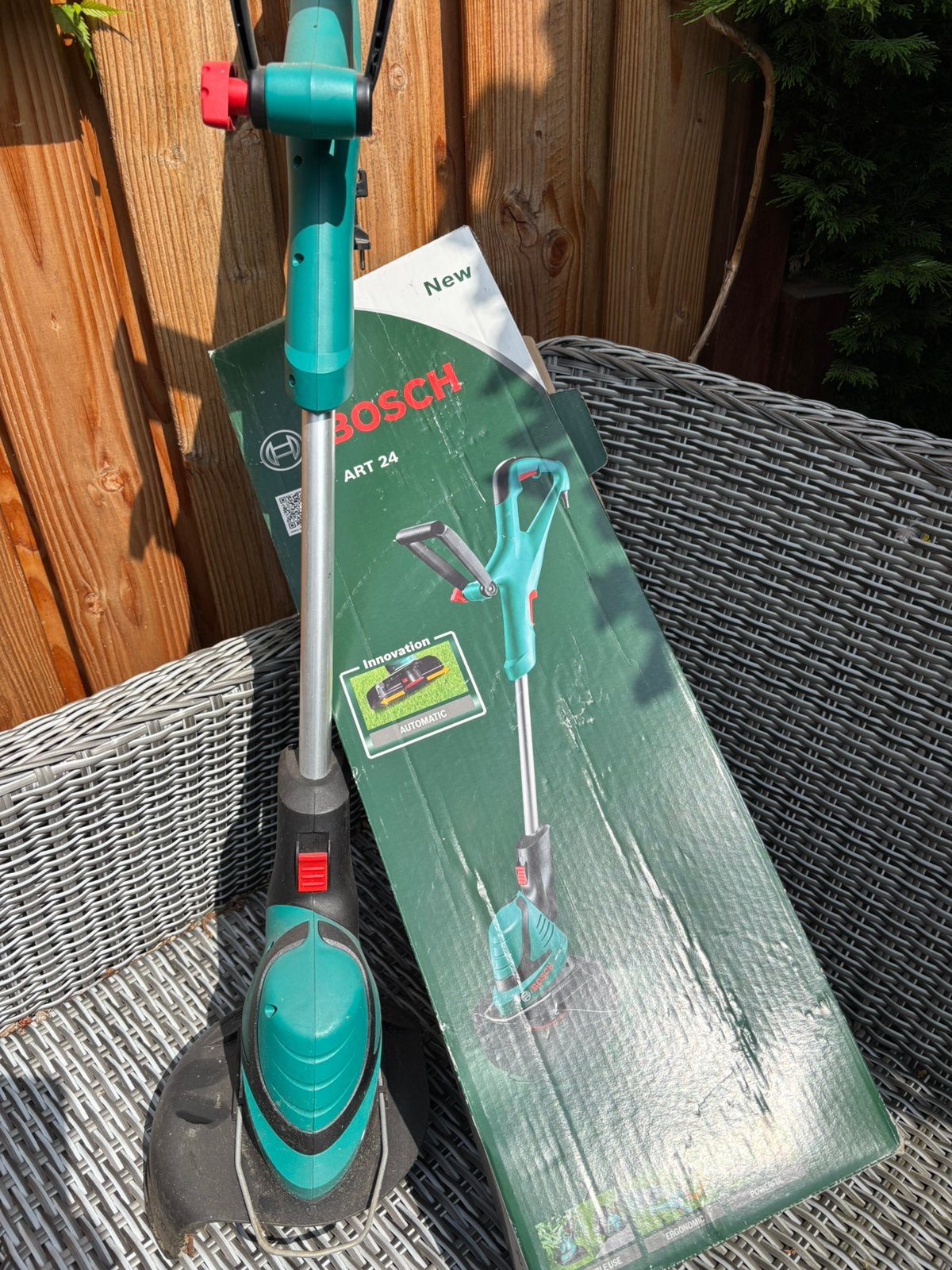 Grastrimmer Bosch, nauwelijks gebruikt, Tuin en Terras, Grastrimmers, Ophalen, Gebruikt, Elektrisch