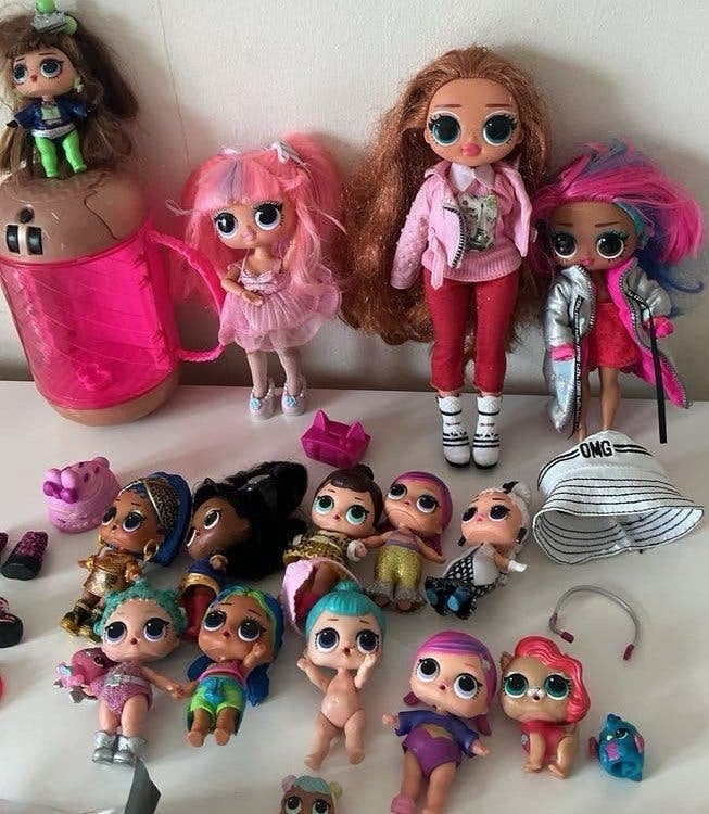 Grote collectie L.O.L. Surprise! poppen en accessoires, Kinderen en Baby's, Speelgoed | Poppen, Ophalen of Verzenden, Gebruikt