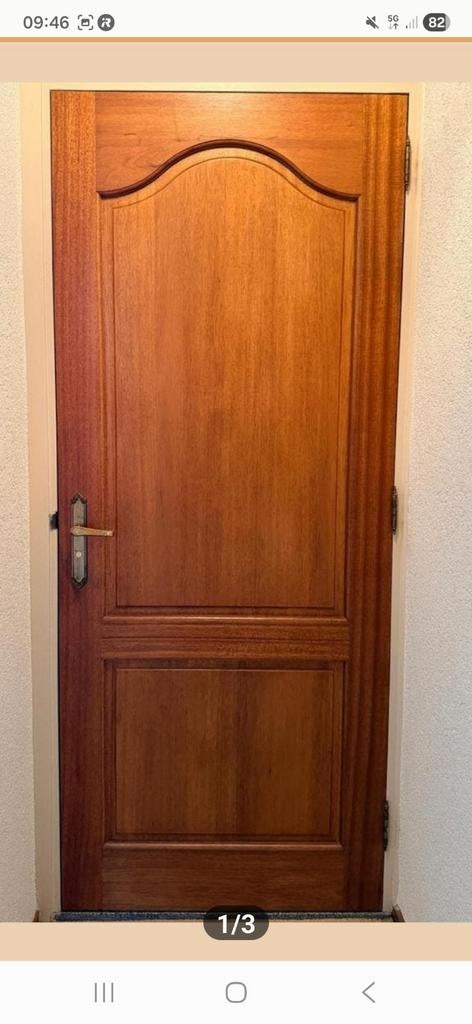 3 mooie eiken stompe deuren, Doe-het-zelf en Verbouw, Ophalen of Verzenden, Binnendeur, 200 tot 215 cm