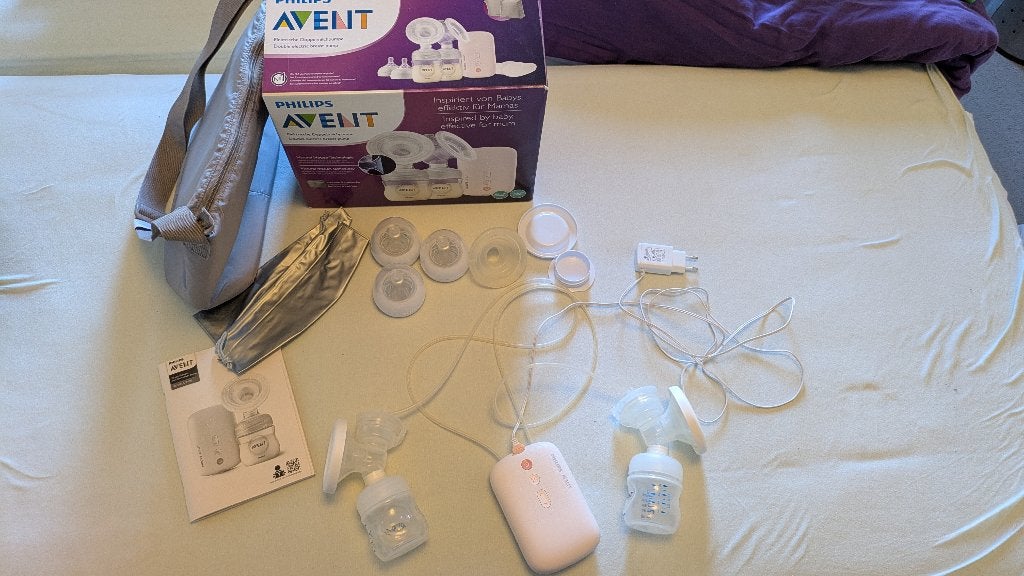 Philips Avent dubbele elektrische kolf, full-time kwaliteit, Gebruikt, Automatisch, Borstkolf, Philips Avent