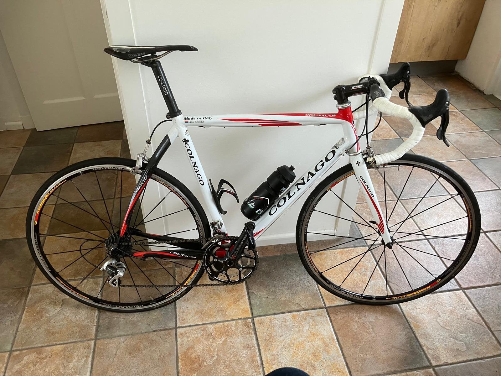 Colnago Dream Wit/Rood, Fietsen en Brommers, 28 inch, Gebruikt, Velgrem, Aluminium