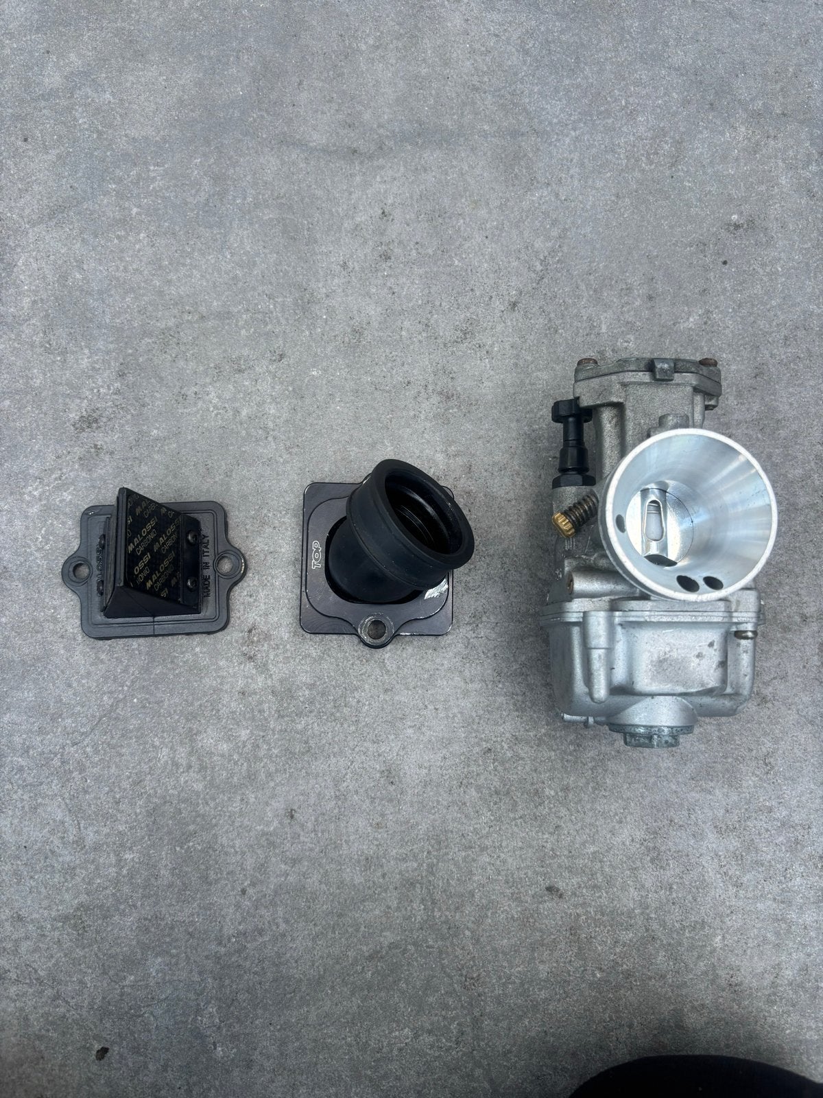 Complete inlaat set voor Piaggio - Polini, Top, Malossi, Verzenden, Gebruikt, Carburateur, Piaggio