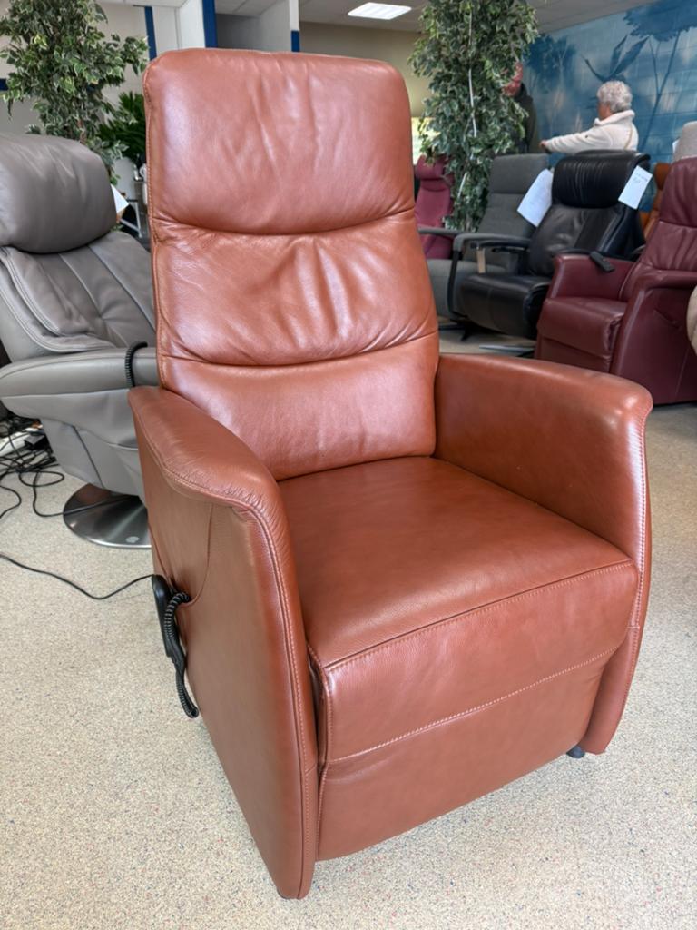 Sta op relax stoel De Toekomst relaxfauteuil, Ophalen of Verzenden, Zo goed als nieuw, Leer, Gratis bezorging regio Utrecht